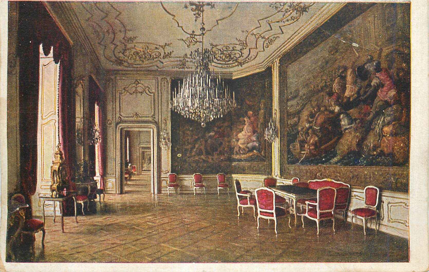 CPA Vienne Ancien Chateau Imperial Salle a Manger de l'Appartement Etienne
