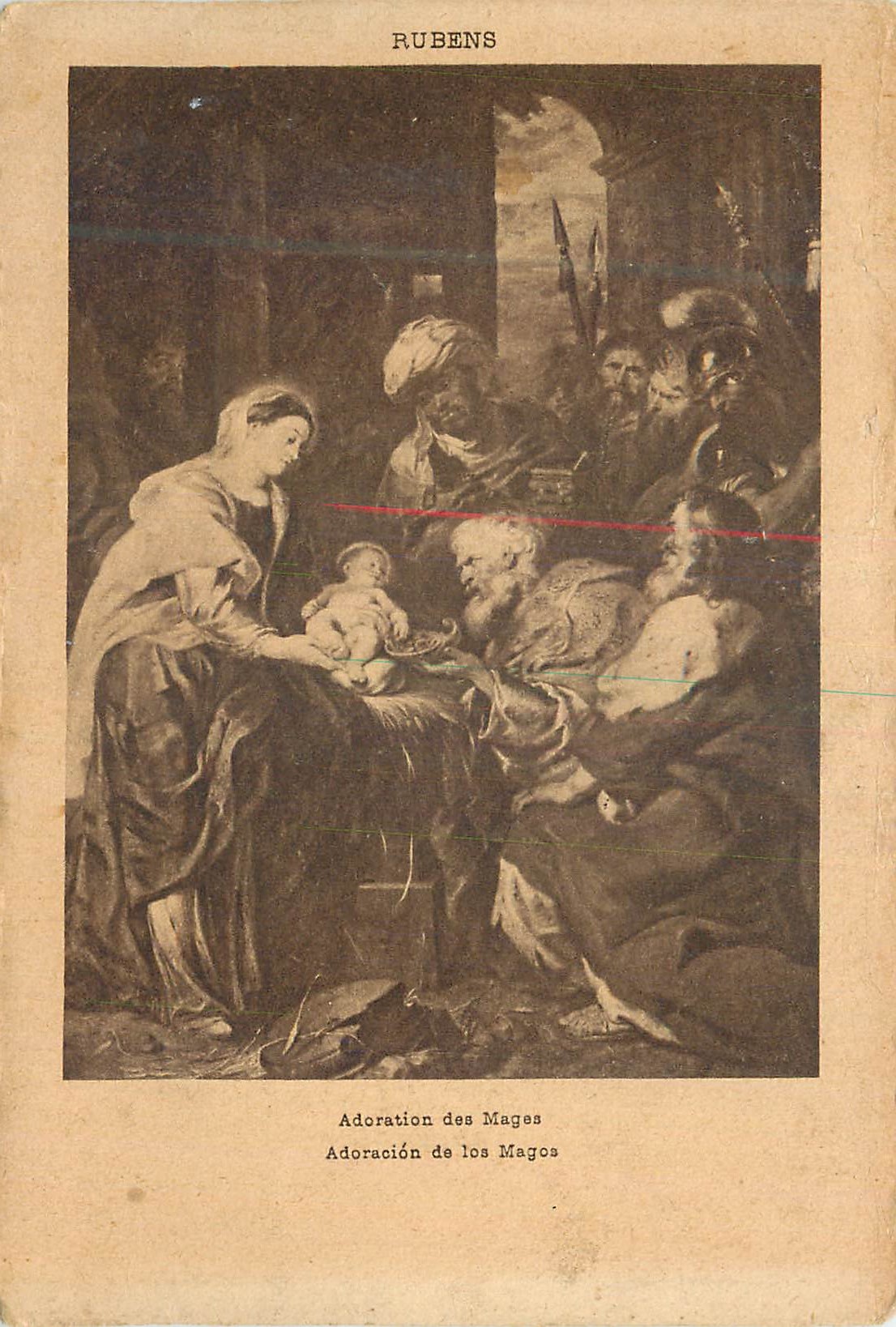 CPA Rubens L'Adoration des Mages