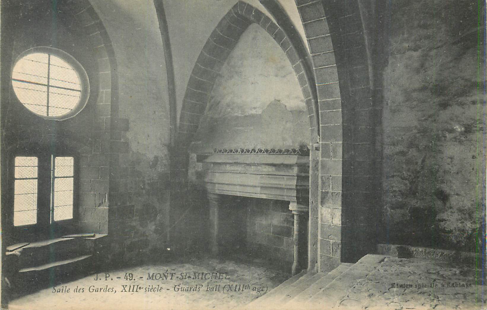Salle des Gardes, XIIIe siècle — Mont-Saint-Michel — J.P. - 49