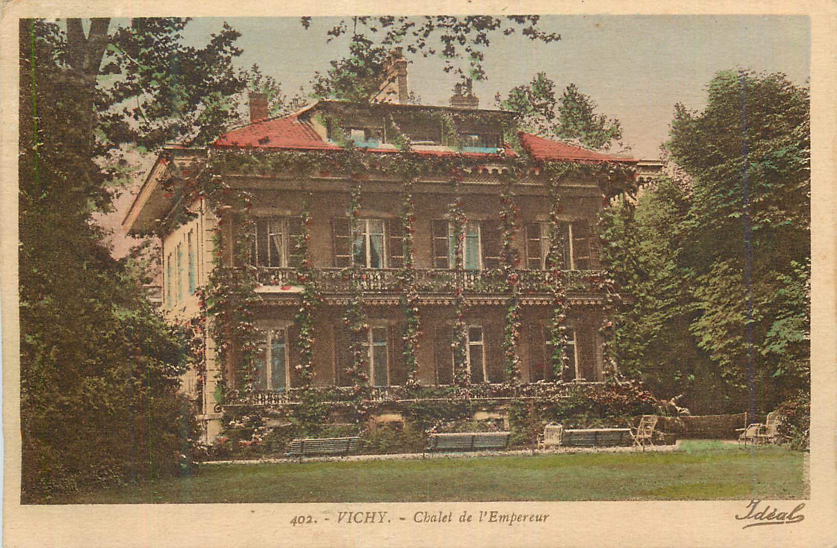 CPA Vichy Chalet de l'Empereur