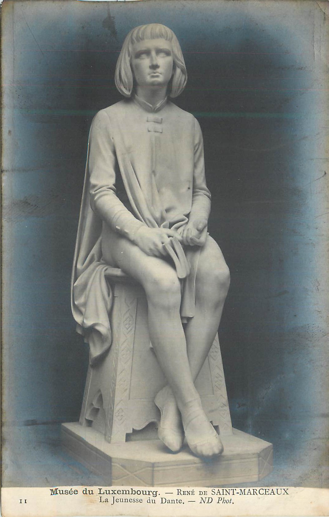 CPA Musee de Luxembourg Rene de Saint Marceaux La Jeunesse du Dante