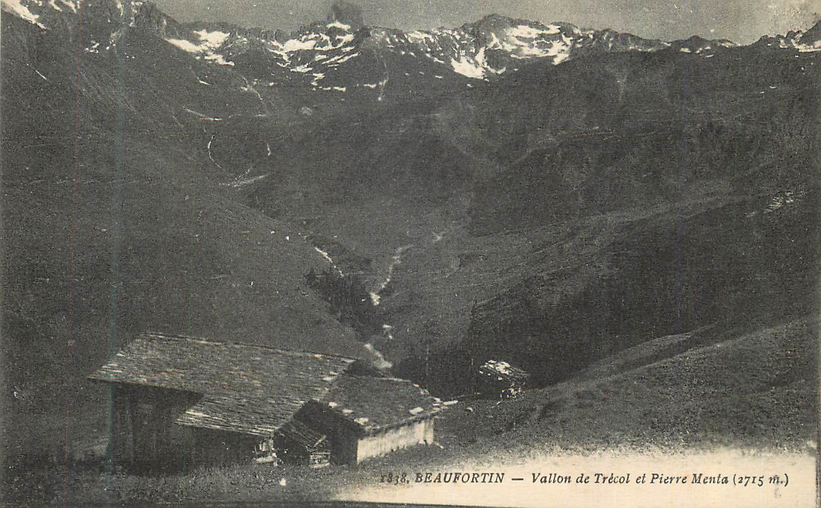 Vallon de Trécol et Pierre Menia — Beaufortin — 2715 m.