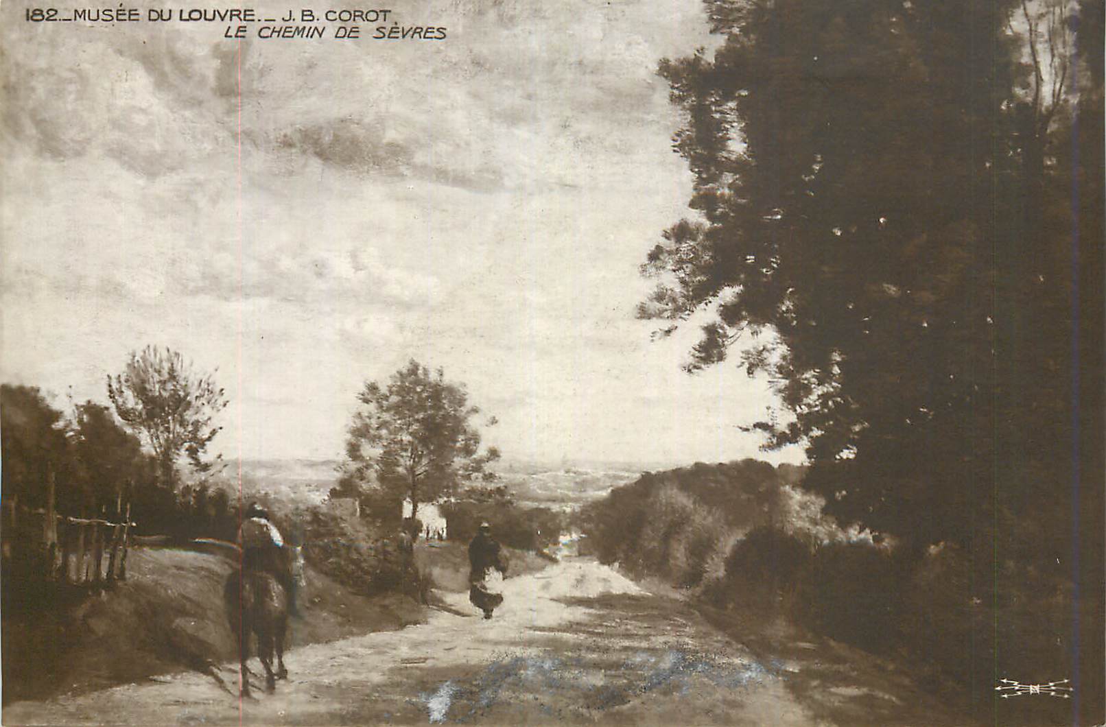 CPA Musee du Louvre Le Chemin de Sevres