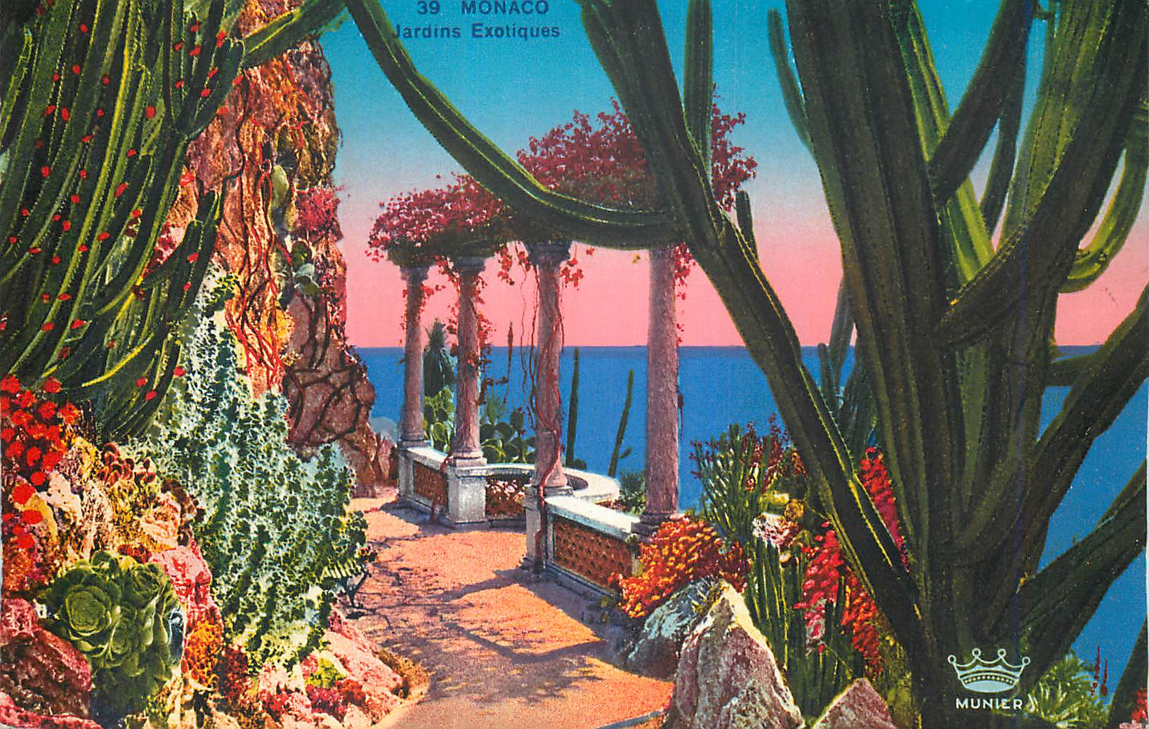 CPA Monaco Jardins Exotiques