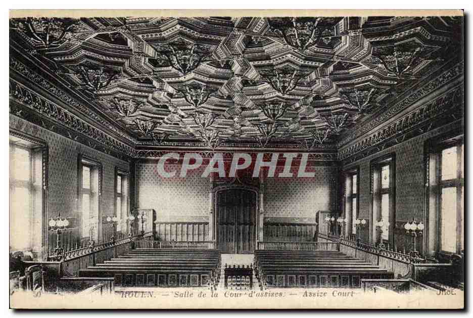 Rouen CPA SAlle de al cour d'assises 
