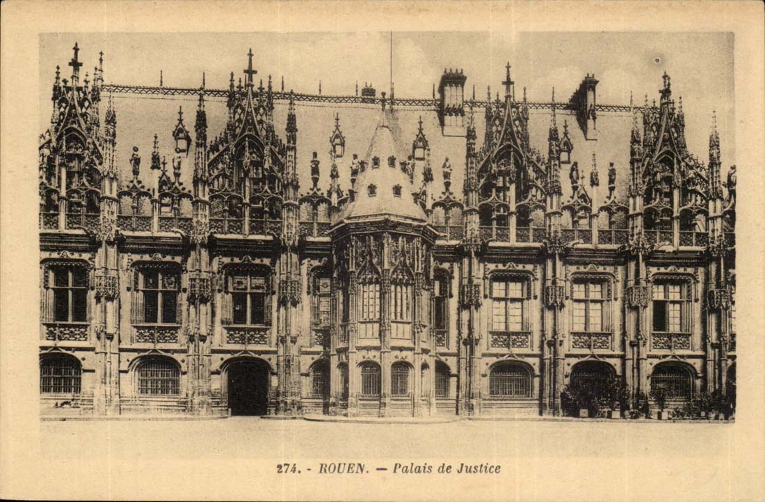 Rouen CPM le palais de justice 