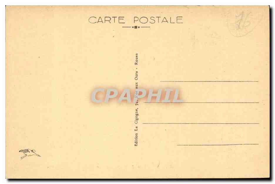 Rouen CPM le palais de justice  — Verso