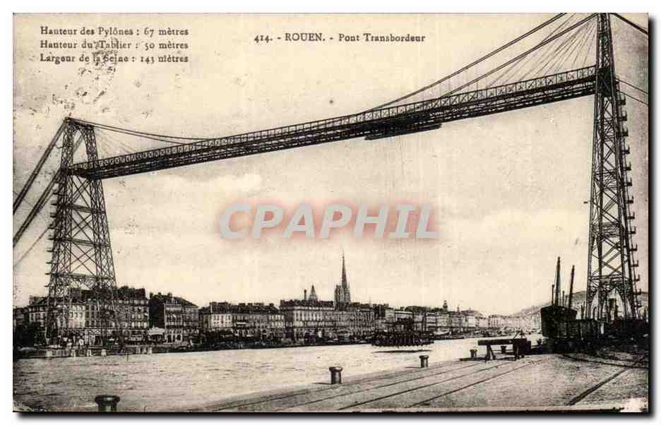 Rouen CPA Pont transbordeur