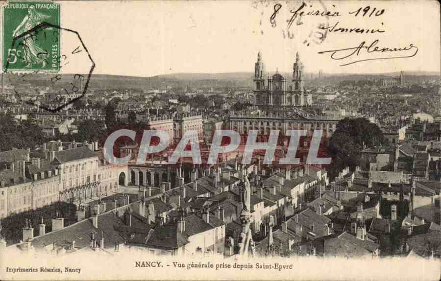 Nancy CPA Vue generale prise depuis Saint Epvre