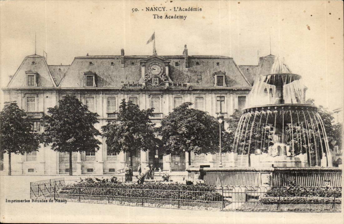 NANCY - L'Académie — Imprimeries Réunies de Nancy, n°50