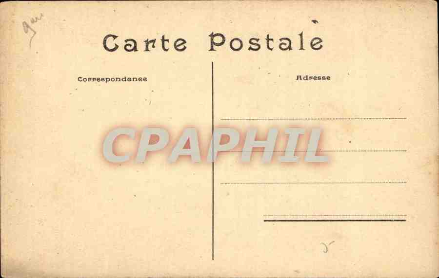 Paris CPA La rue Rougemont et le comptoir d'escompte — Rückseite