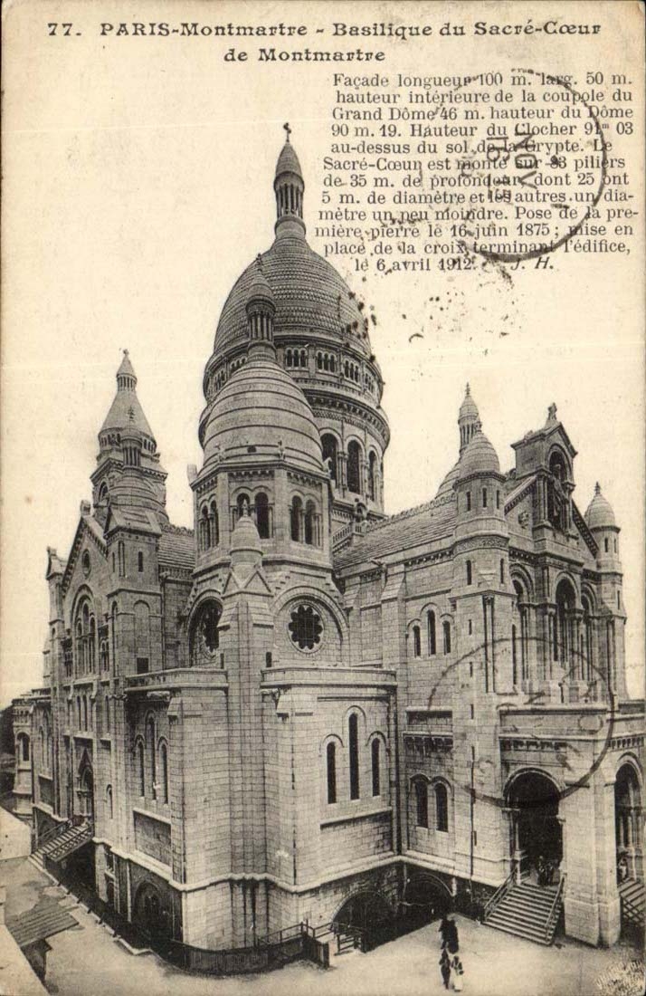 Paris CPA Basilique du sacre Coeur de Montmartre