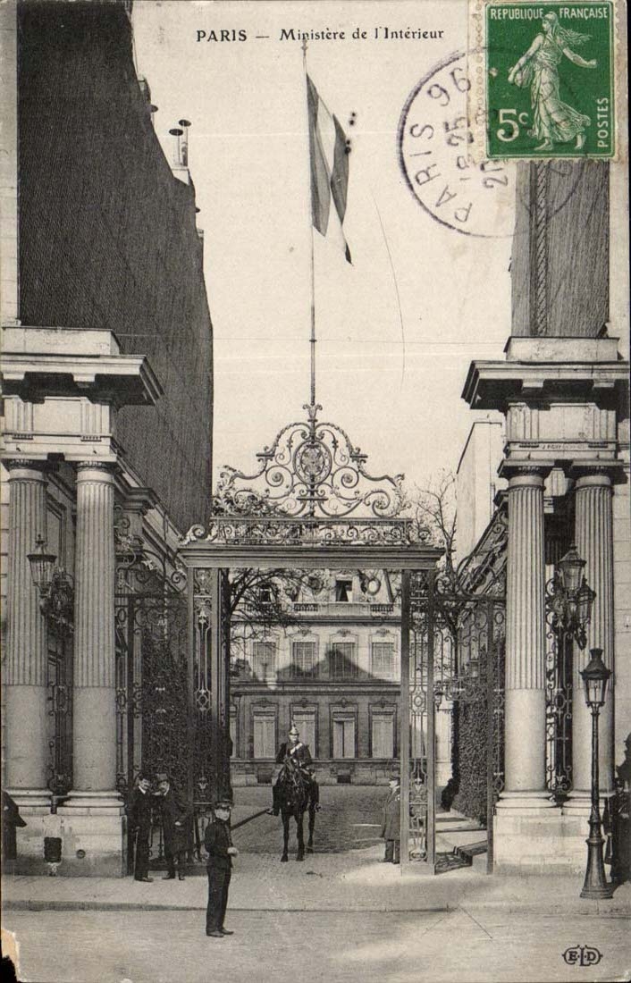 Paris CPA Ministere de l'interieur