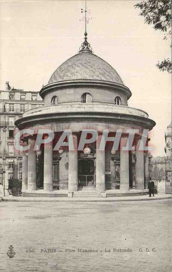 Paris CPA Place Monceau La Rotonde
