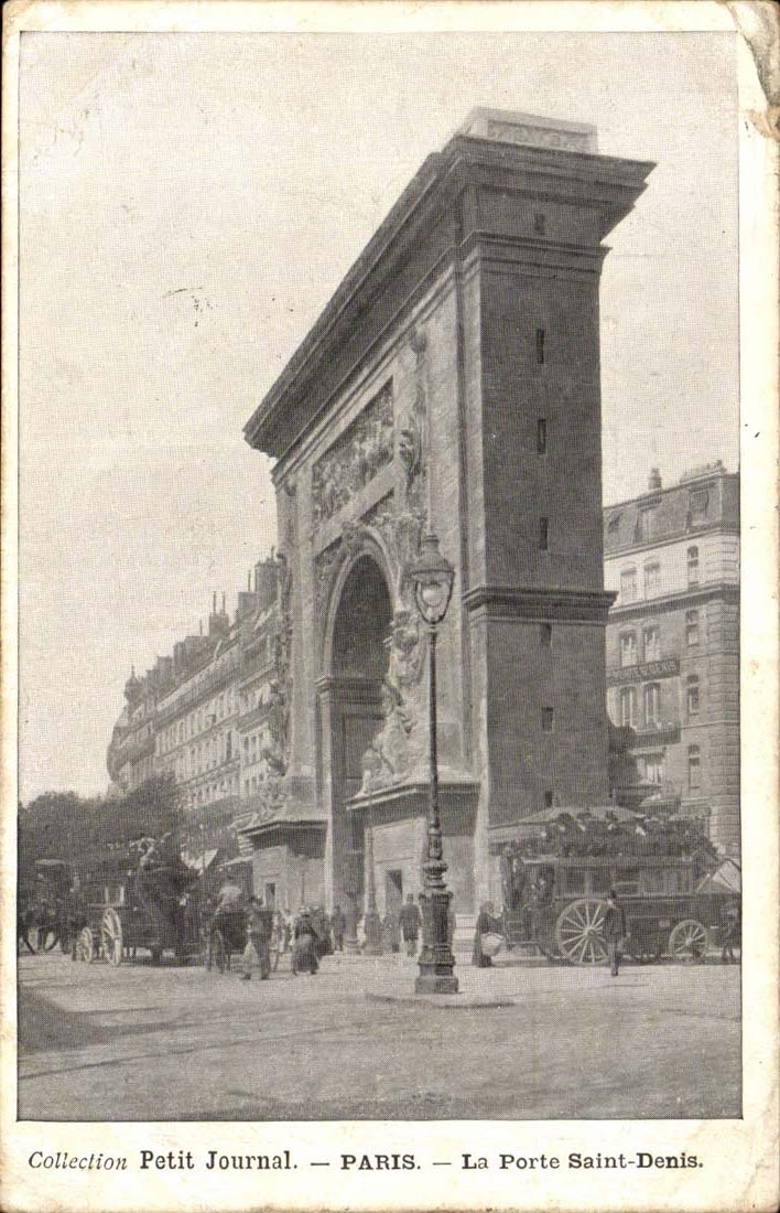 Paris CPA La porte Saint denis