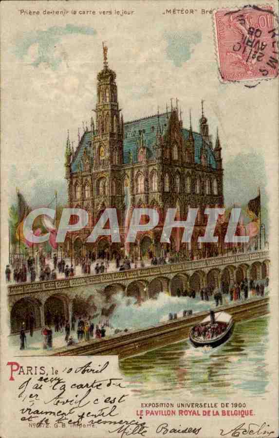 The Royal Pavilion of Belgium — World's Fair of 1900 — G.B. Importe, No. 72