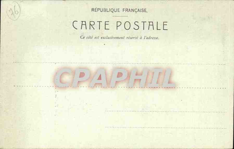 Rouen CPA Vieilles maisons — Rückseite