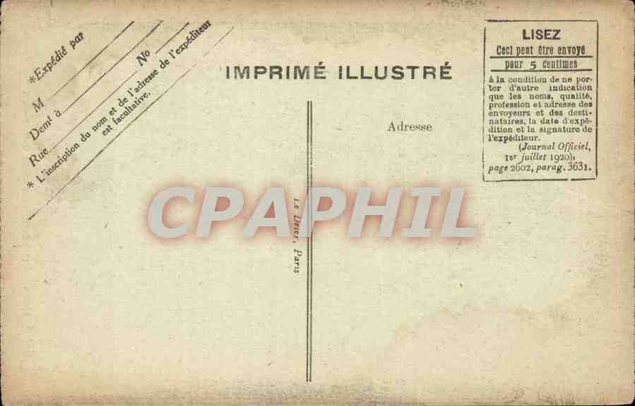 Orleans CPA La cathedrale Ses details — Verso