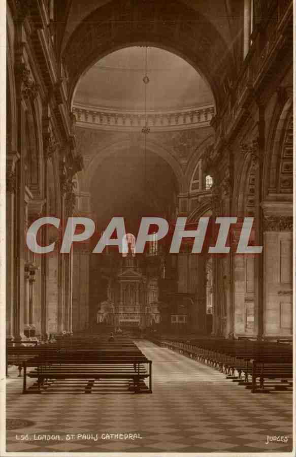Great BRitain London Londres CPA St Pauls cathedral