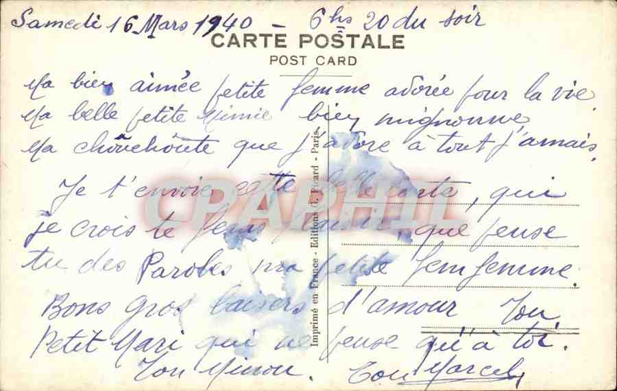 Ton cœur et le mien — GP Rose n°128 — Reverso