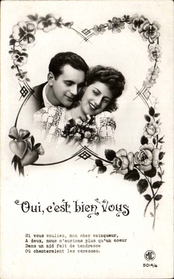 CPA Fantaisie Oui c'est bien vous
