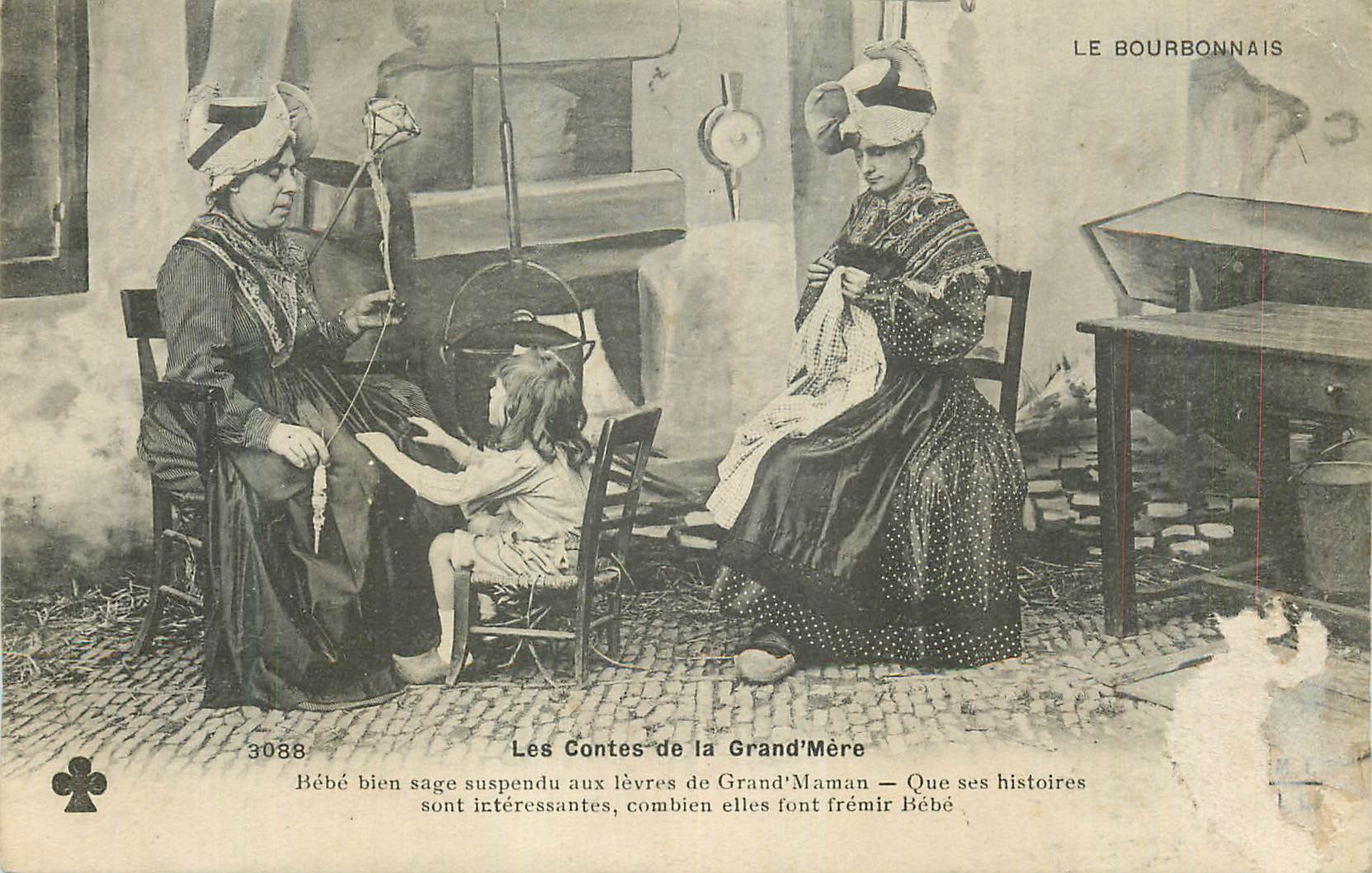 CPA Le Bourbonnais Les Contes de la Grande Mere Folklore