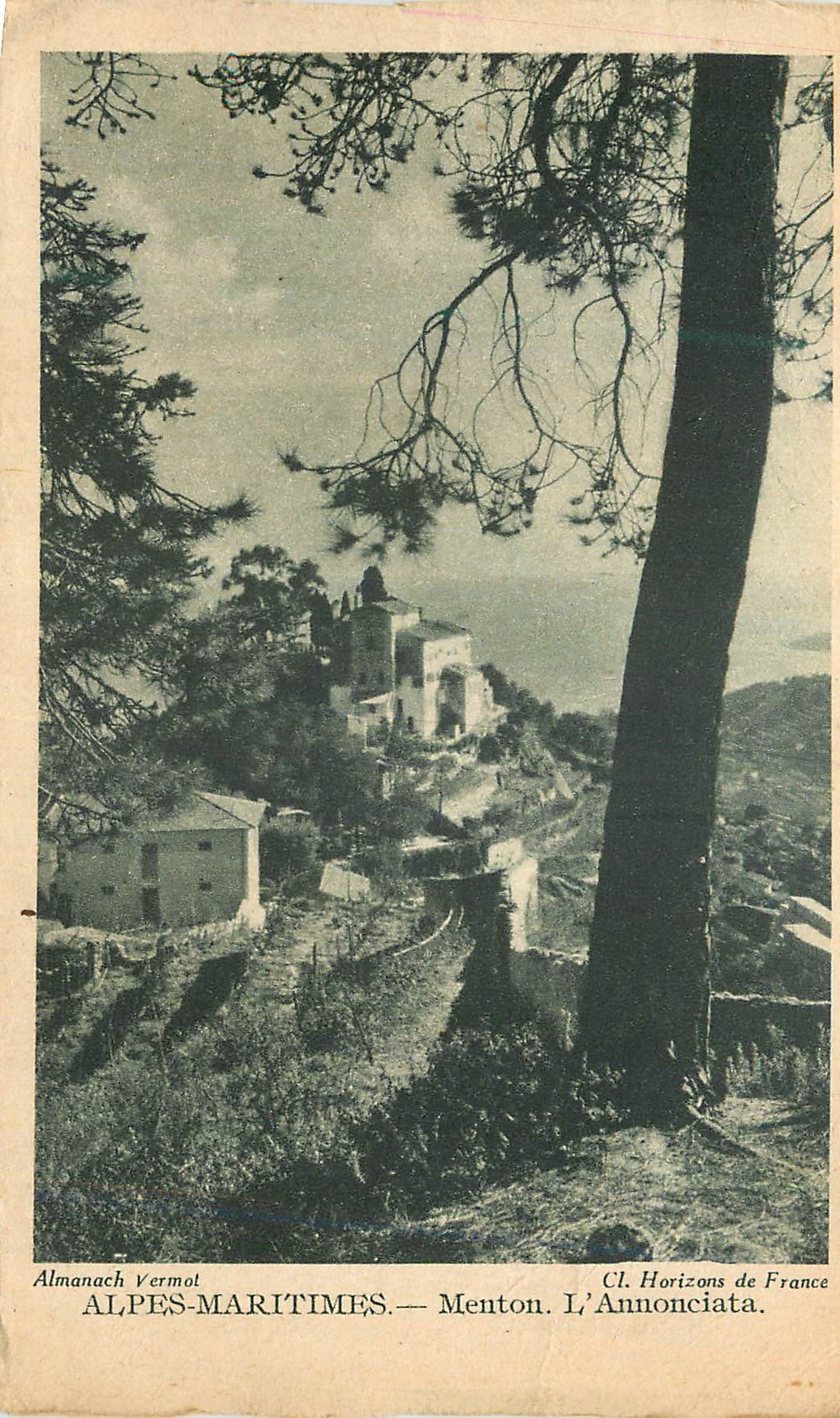 CPA Alpes Maritimes Menton L'Annonciata