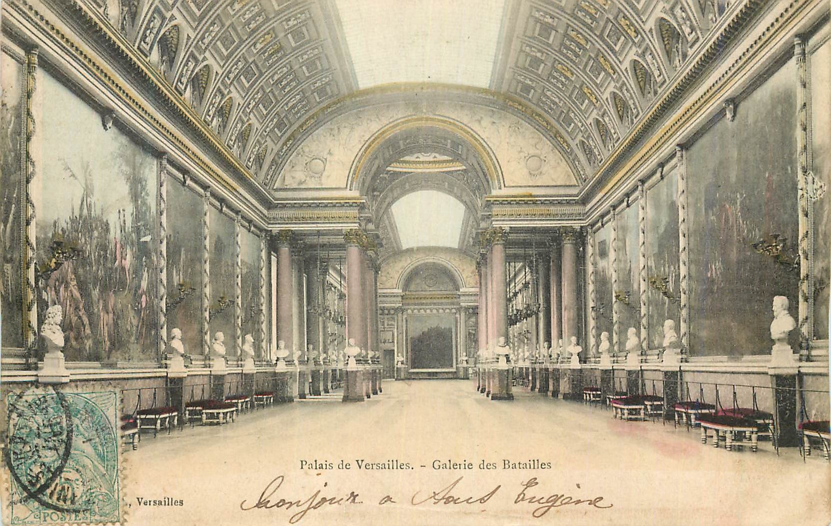 CPA Palais de Versailles Galerie des Batailles