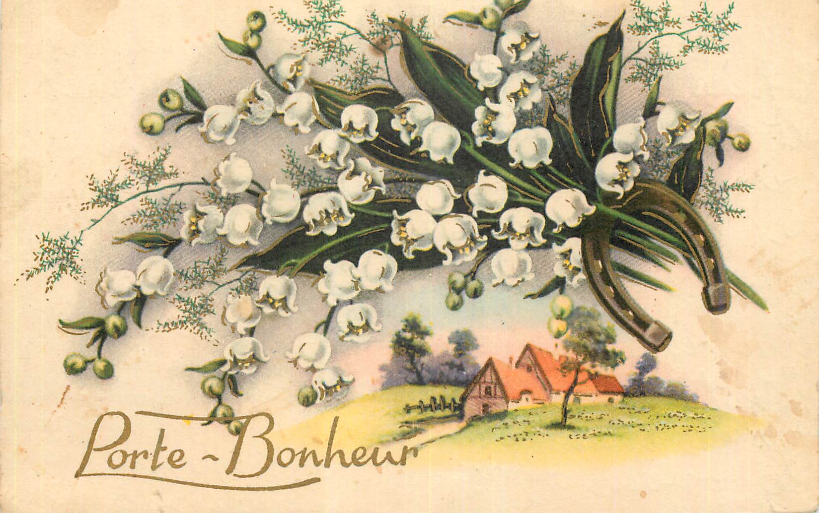 CPA Porte Bonheur