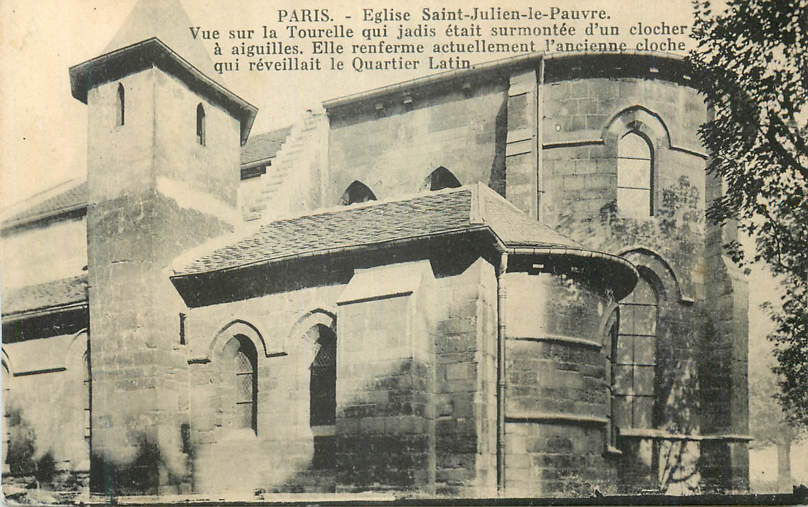 CPA Paris Eglise Saint Julien le Pauvre
