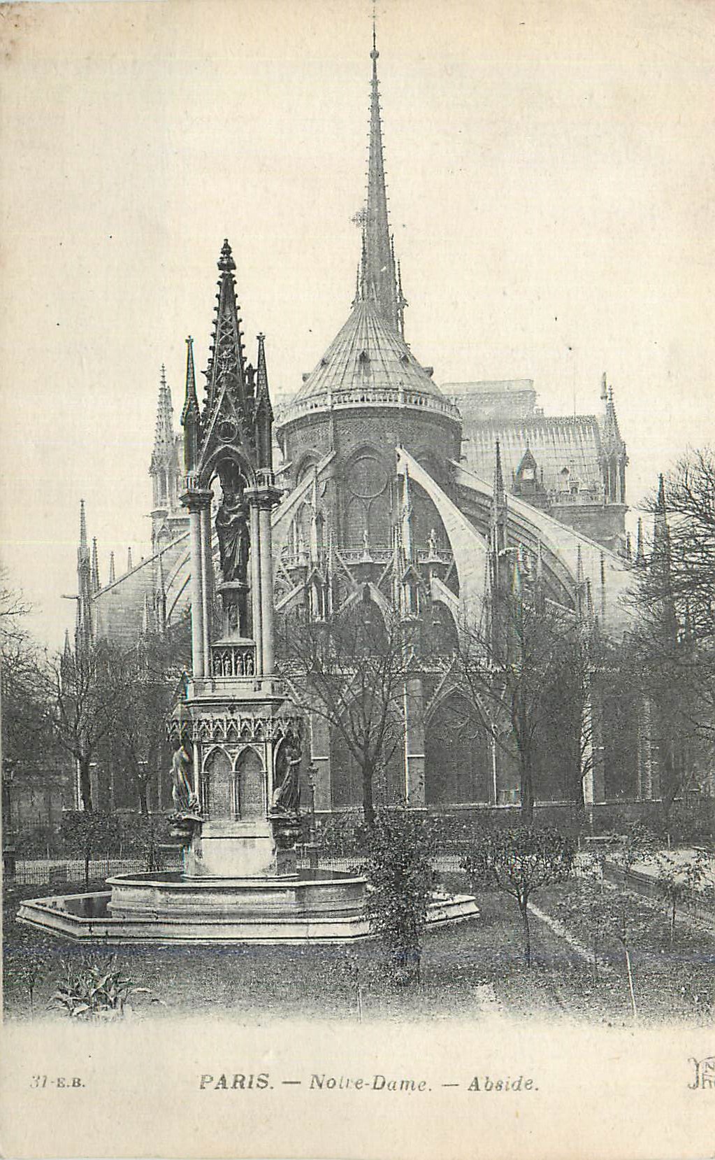 CPA Paris Notre Dame L'Abside