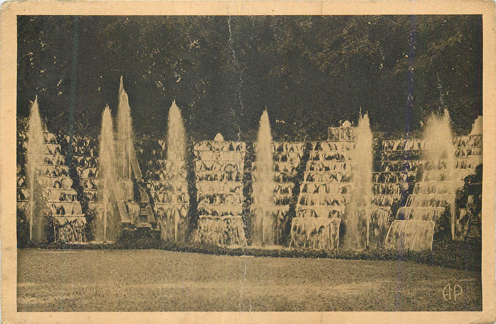 CPA Parc de Versailles Les Rocailles La Salle de Bal