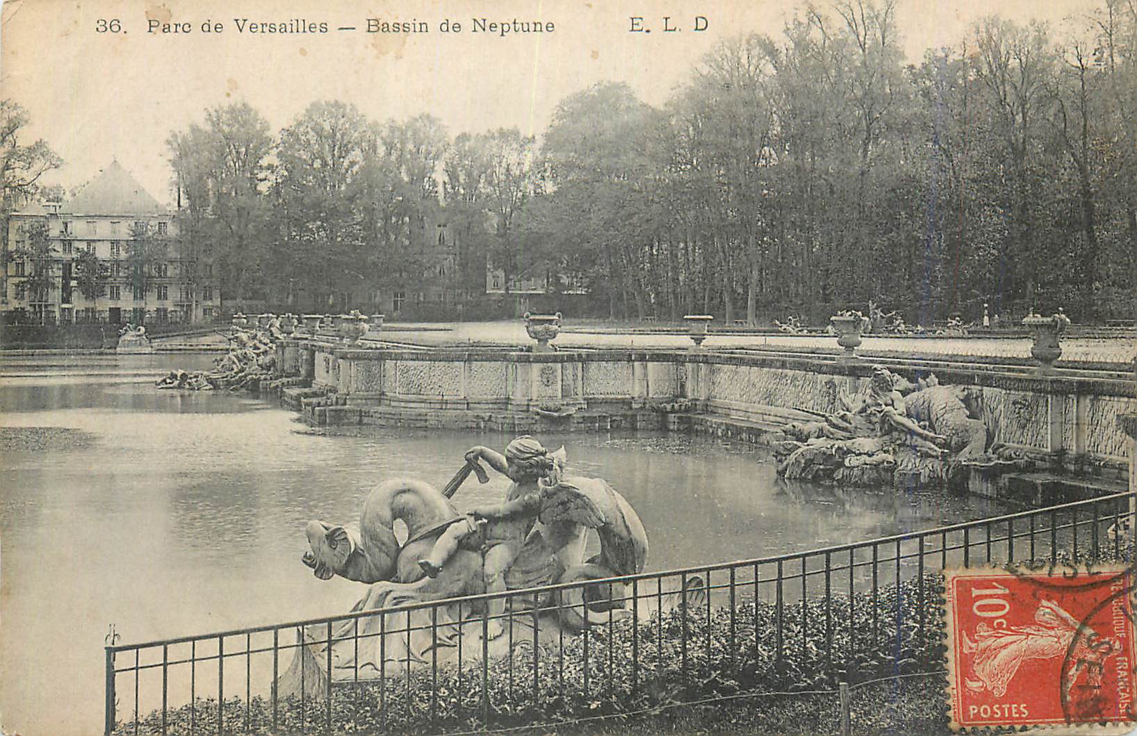 CPA Parc de Versailles Bassin de Neptune