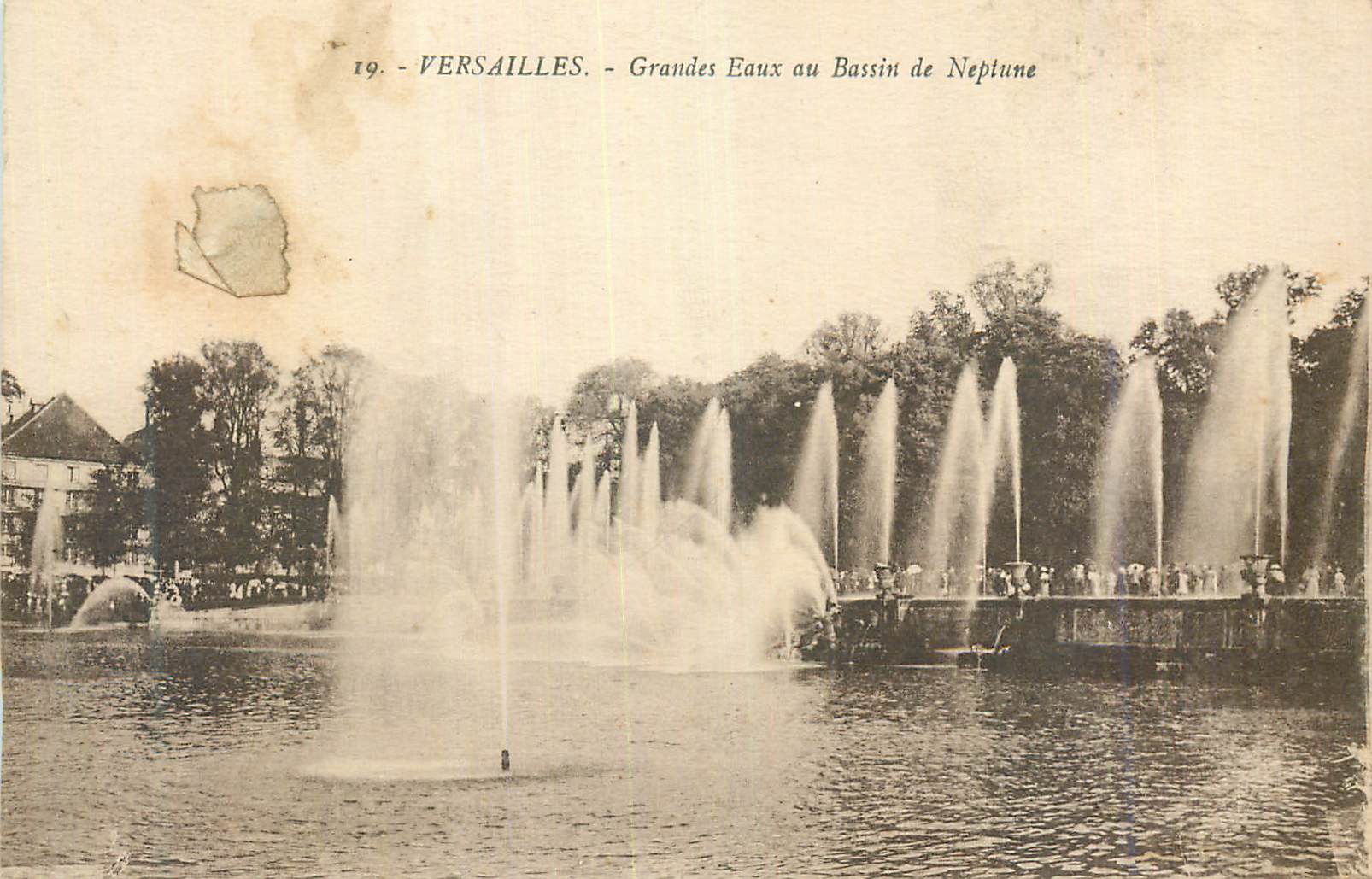 CPA Versailles Grandes Eaux au Bassin de Neptune