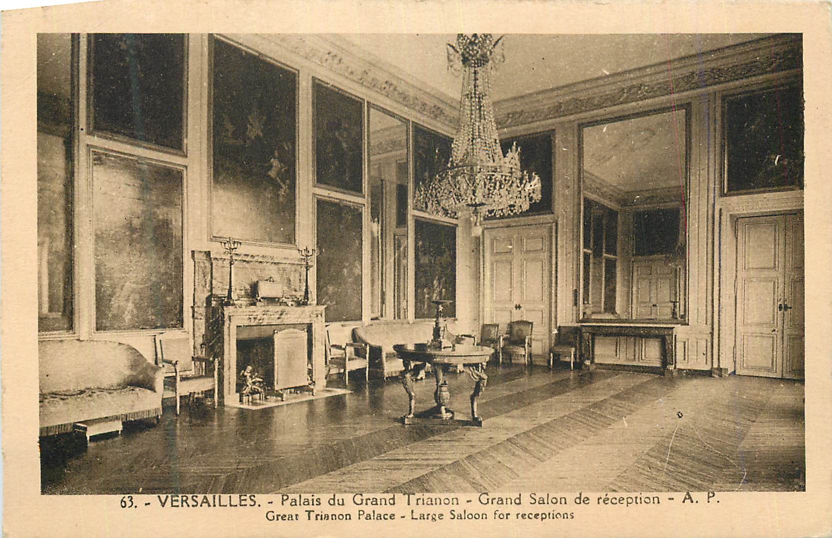 CPA Versailles Palais du Grand Trianon Grand Salon de Reception