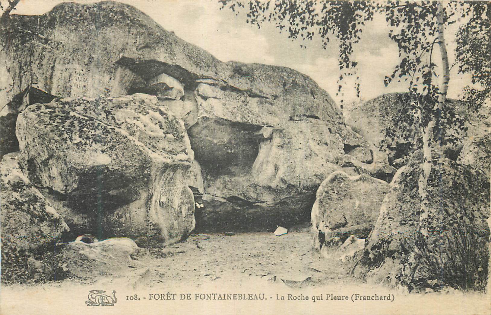 Bosque de Fontainebleau — La Roche qui Pleure (Franchard) — serie 108