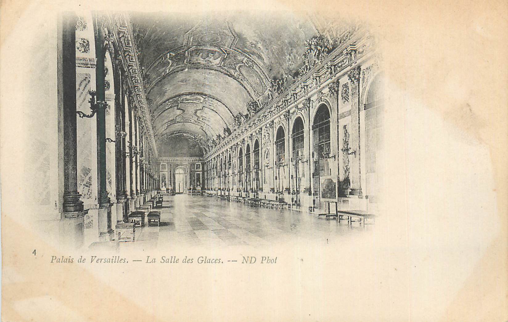 CPA Palais de Versailles La Salle des Glaces (carte 1900)