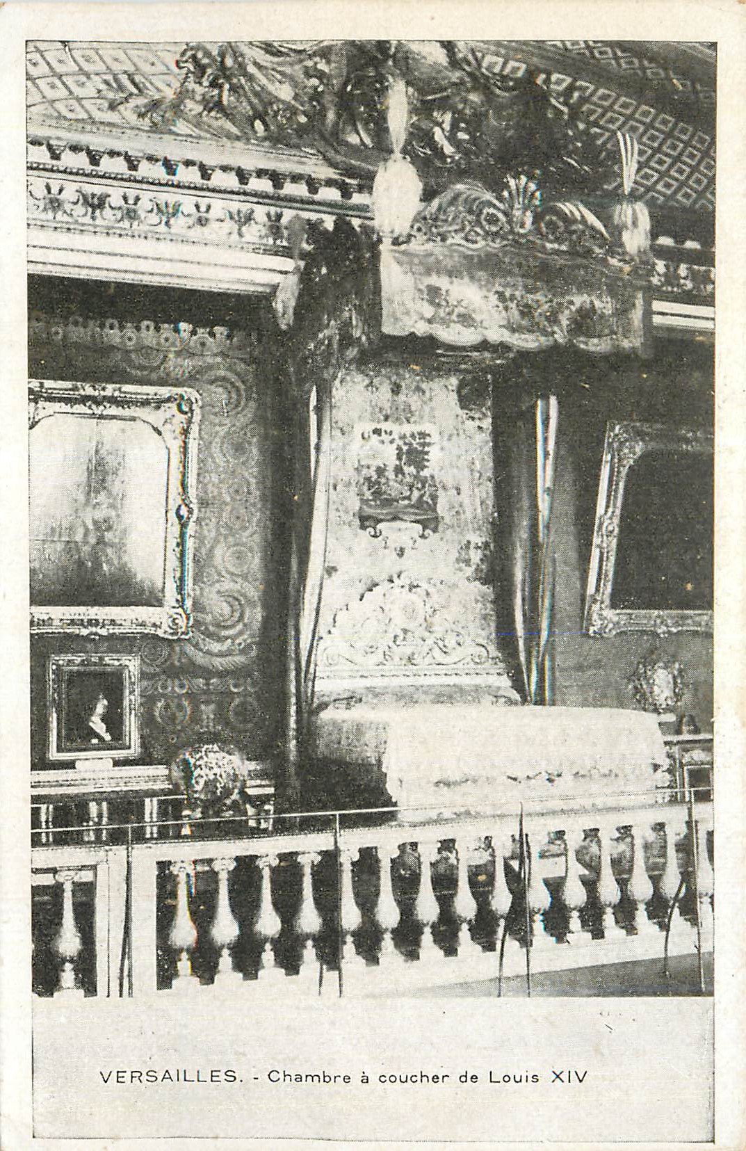 CPA Versailles Chambre a Coucher de Louis XIV