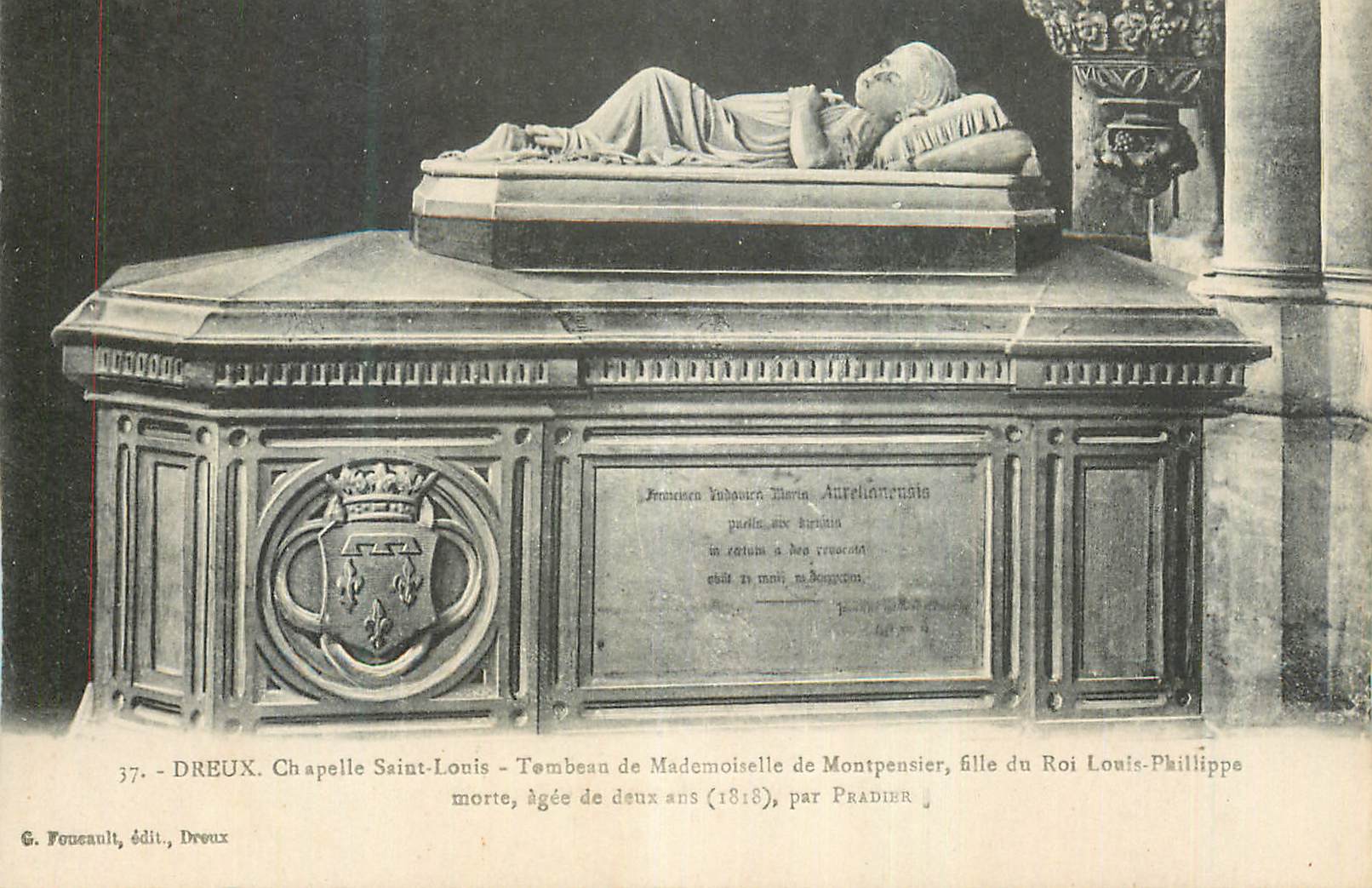 Chapelle Saint-Louis - Tombeau de Mademoiselle de Montpensier — DREUX