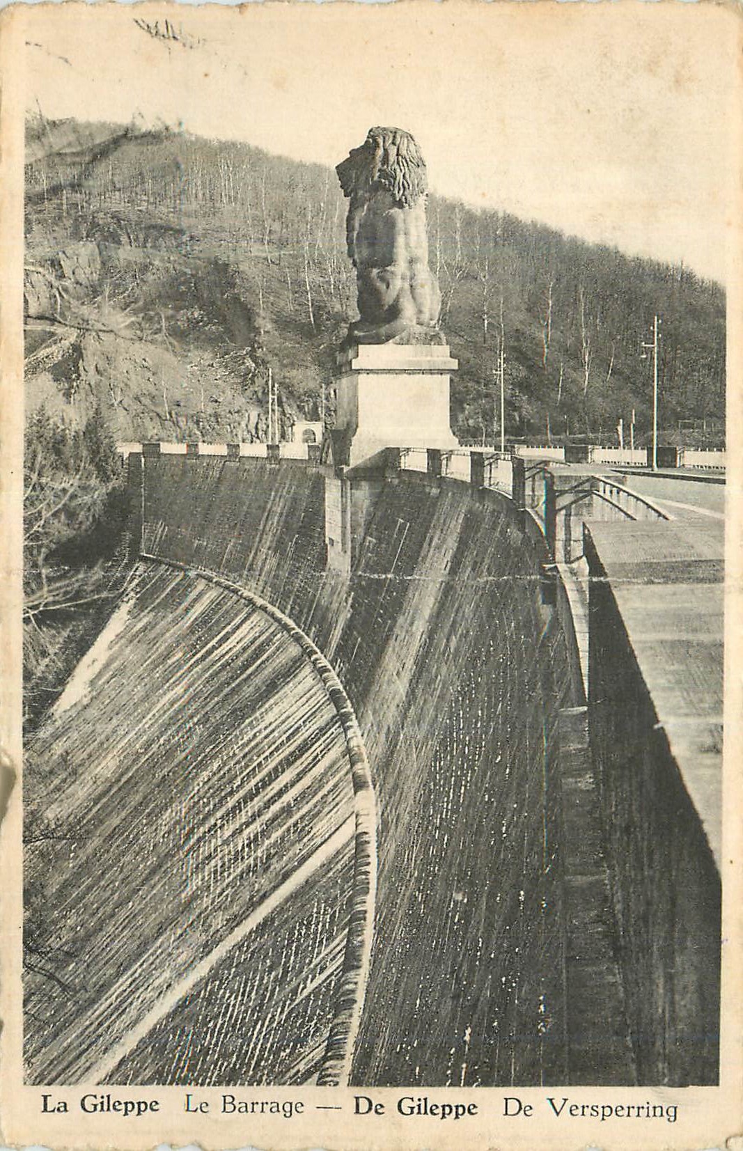 CPA La Gileppe Le Barrage De Gileppe de Versperring