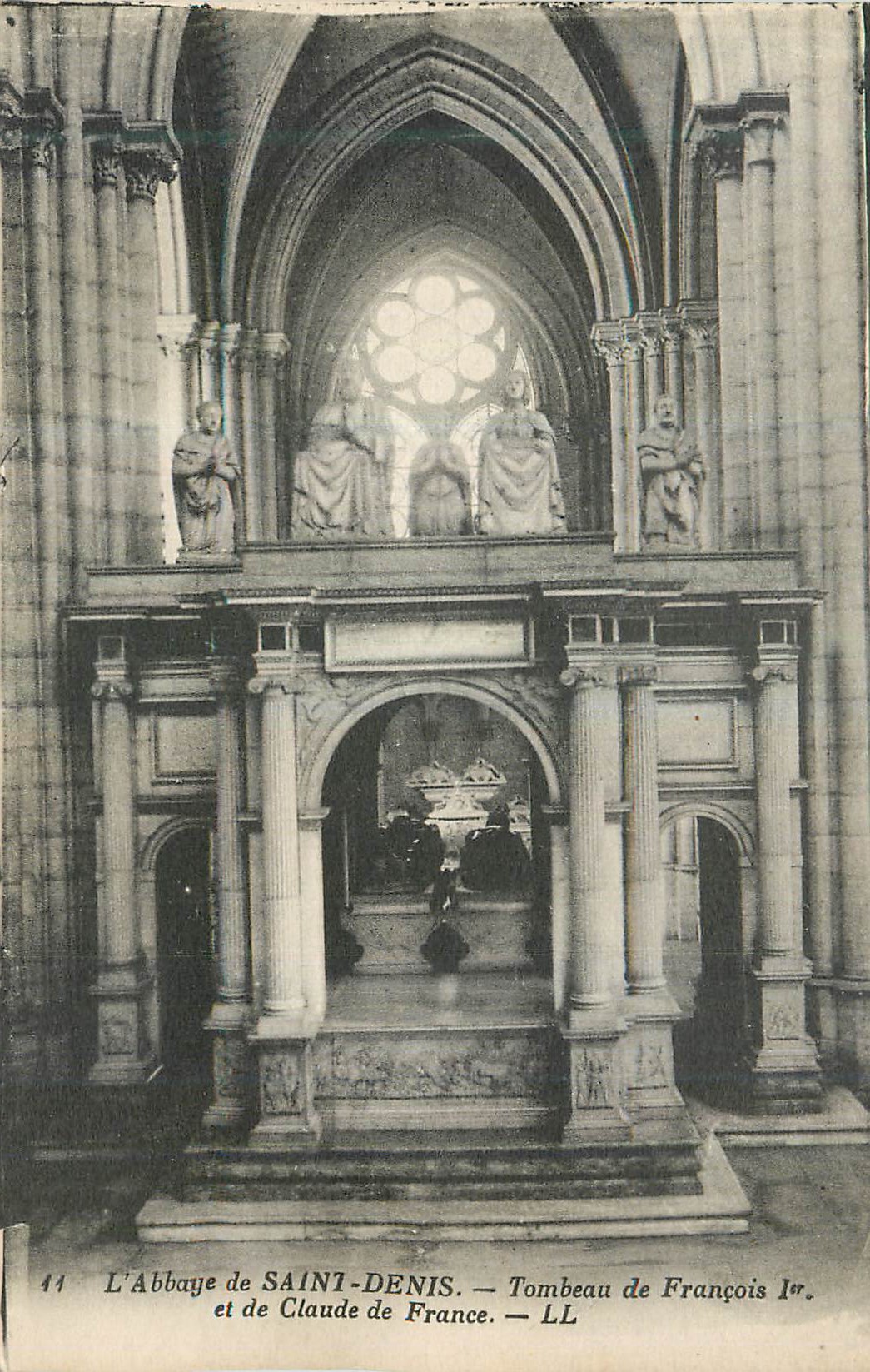 L'Abbaye de SAINT-DENIS — Tombeau de François Ier et de Claude de France — LL