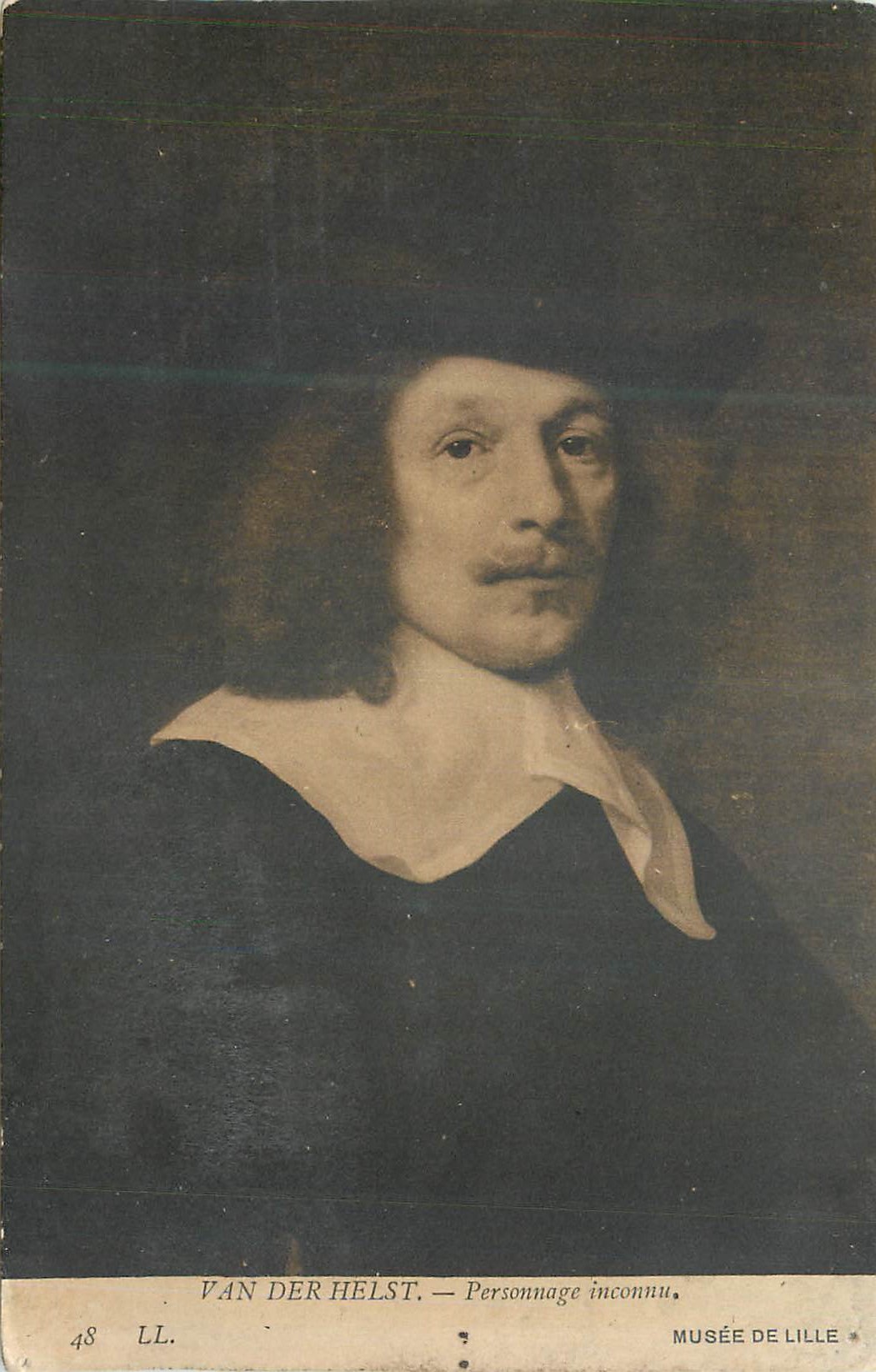 CPA Musee de Lille Van Der helst Personnage Inconnu