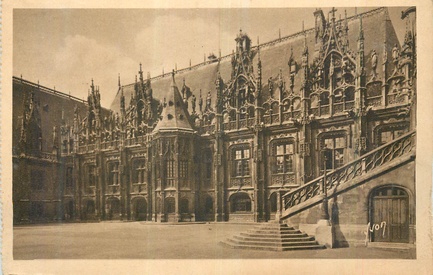 CPA Rouen (Seine Inferieure) Palais de Justice