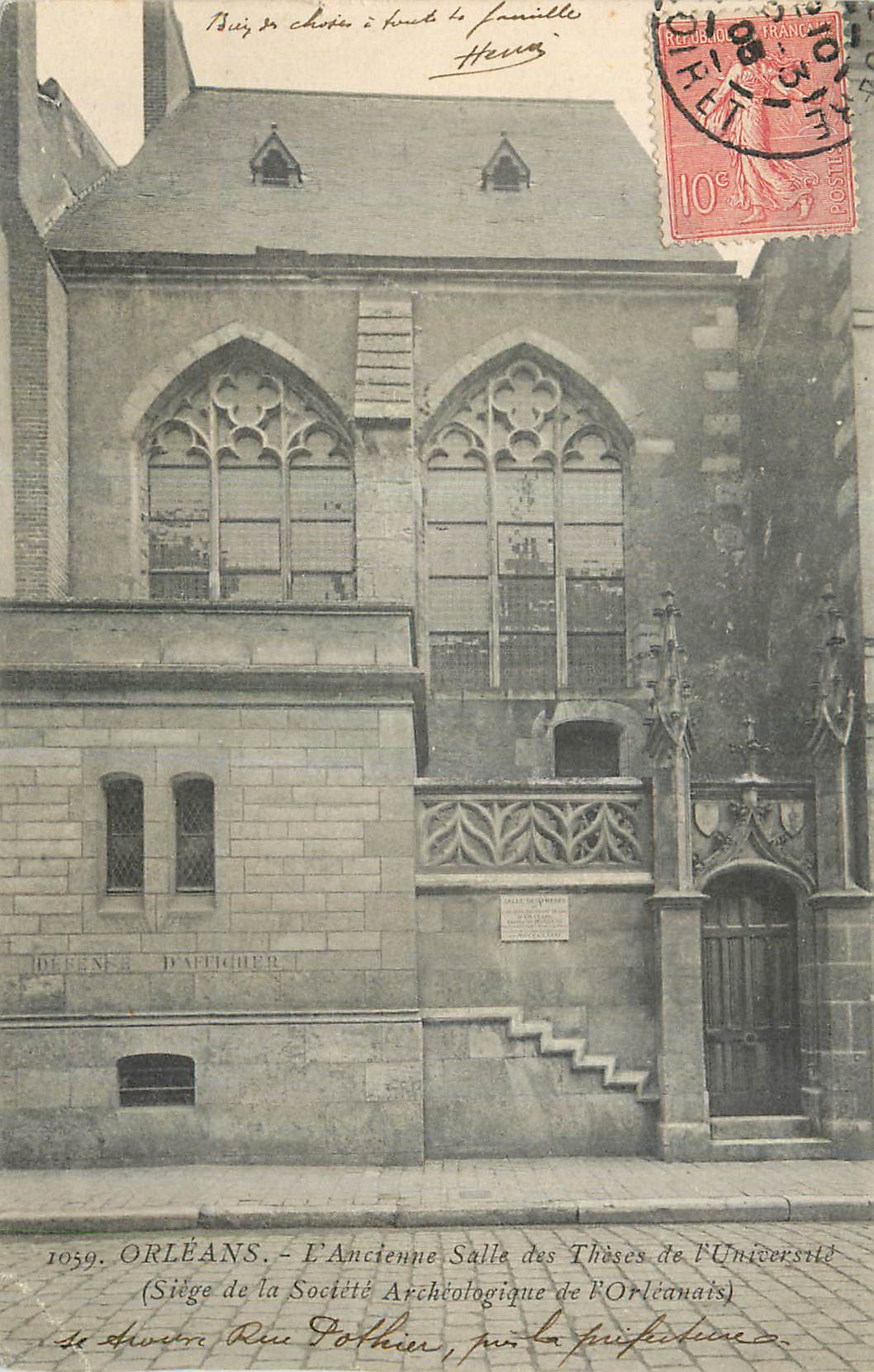 CPA Orleans L'Ancien Salle des Theses de l'Universite