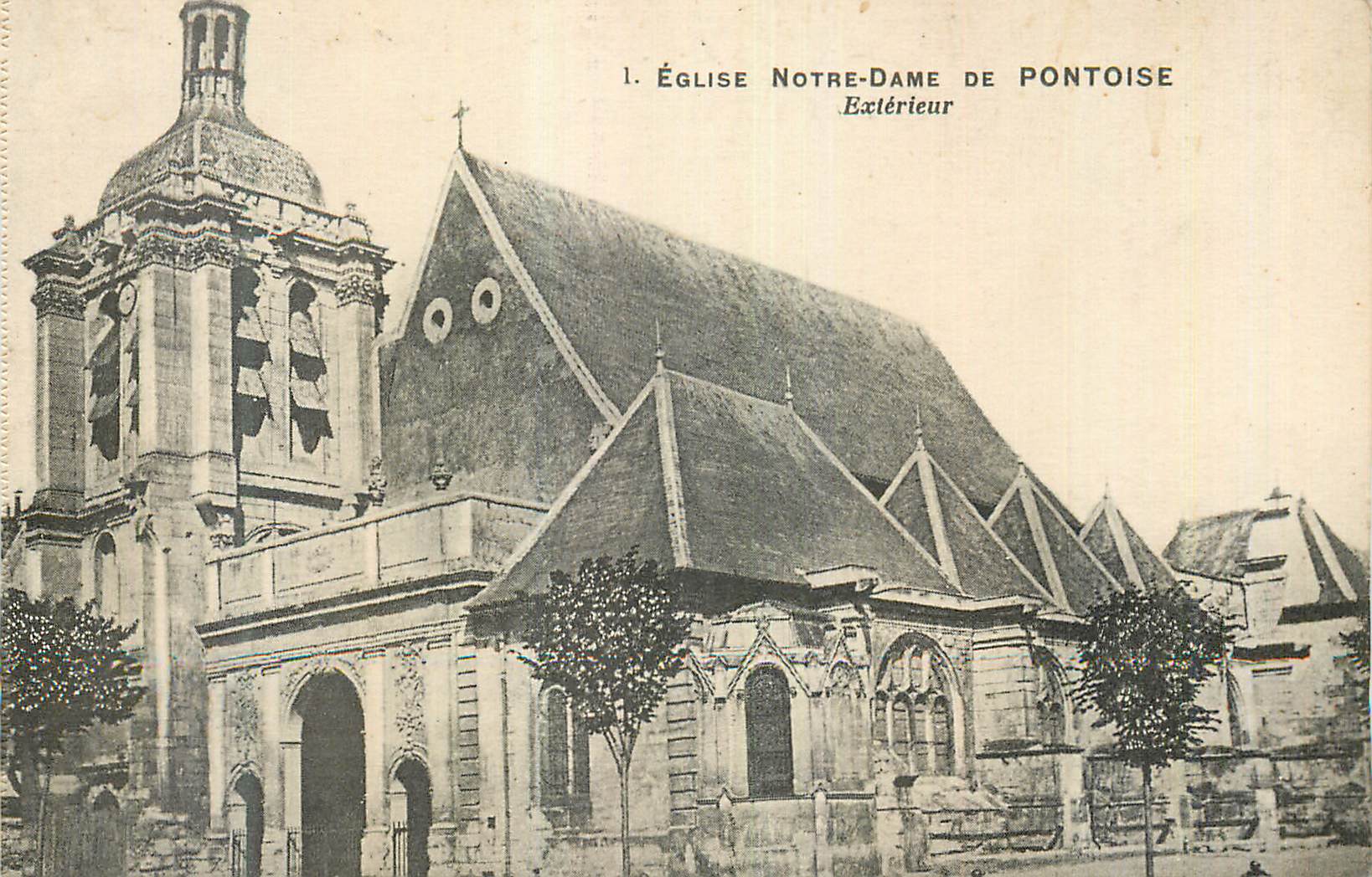 Église Notre-Dame de Pontoise — Exterieur — Éditeur non identifié, n° de série non visible