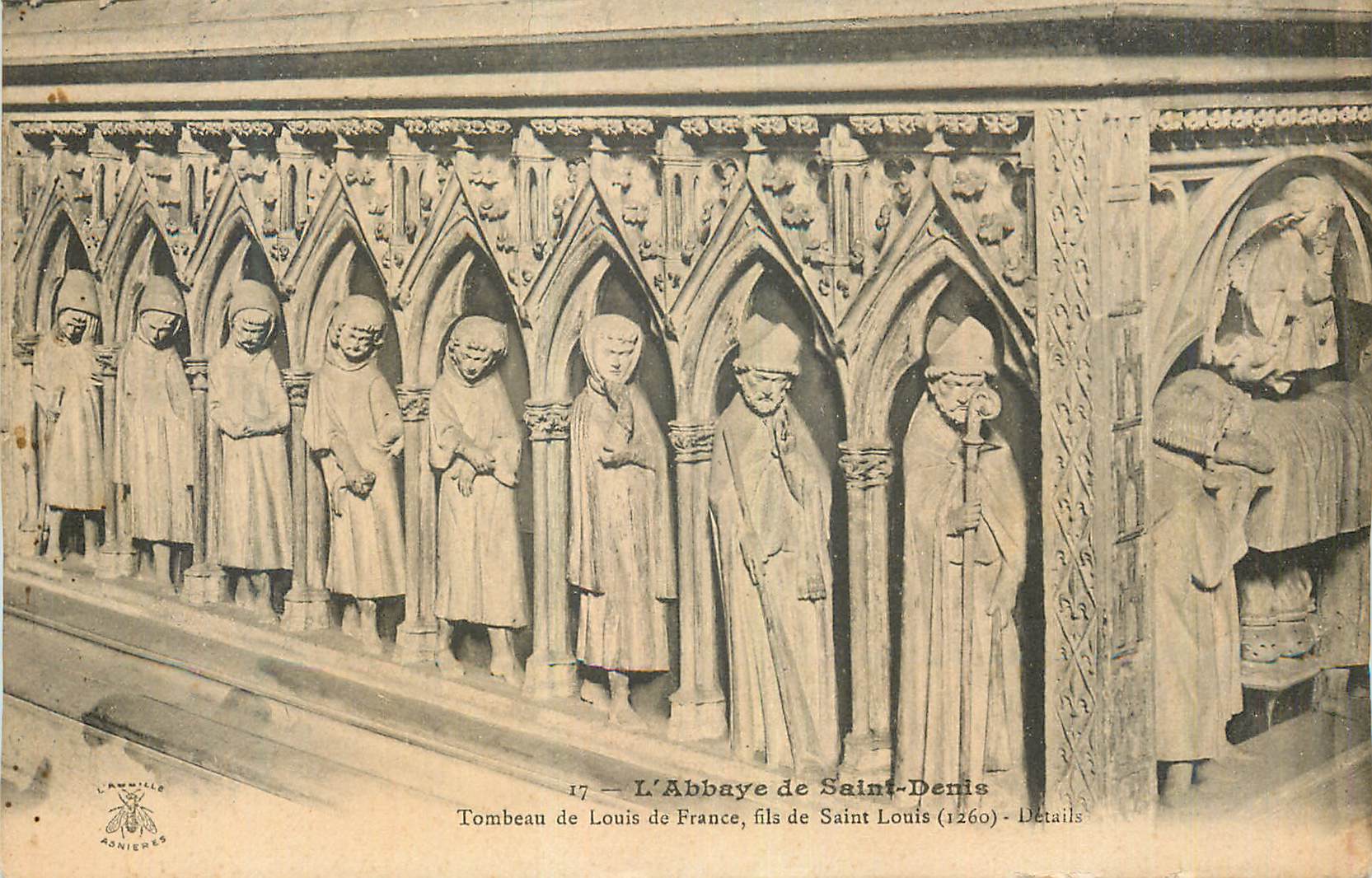 L'Abbaye de Saint-Denis — Tombeau de Louis de France, fils de Saint Louis (1260) — Détails