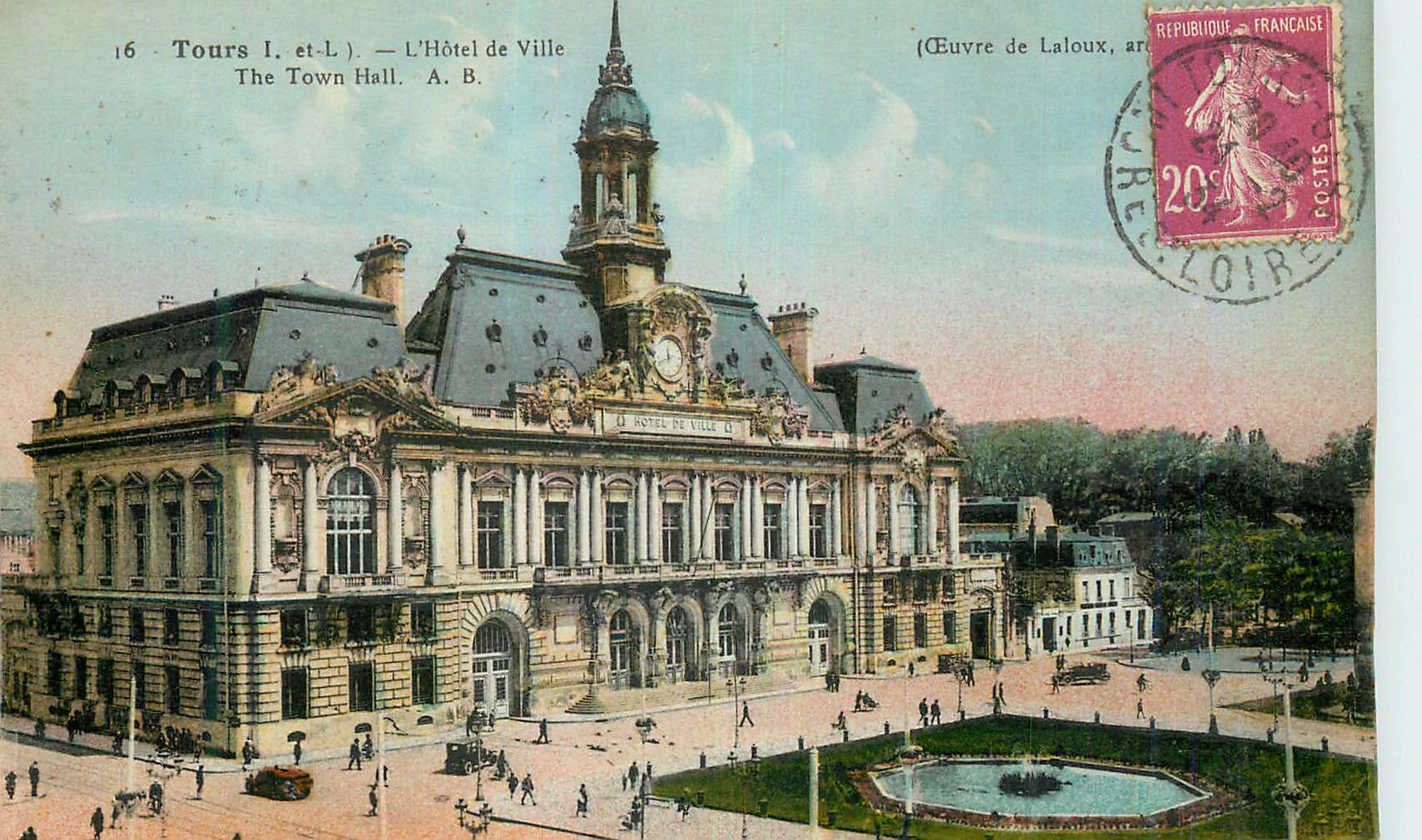 CPA Tours (I et L) L'Hotel de Ville