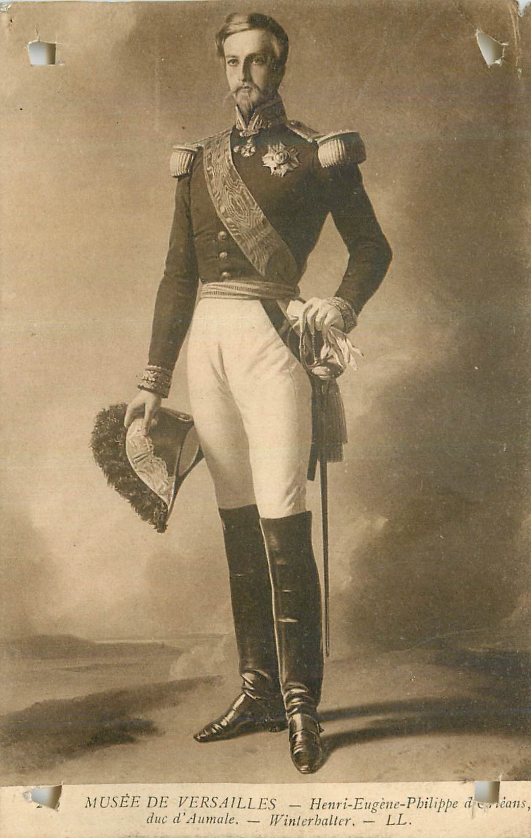 Henri-Eugène-Philippe d'Orléans — duc d'Aumale — Musée de Versailles — LL.