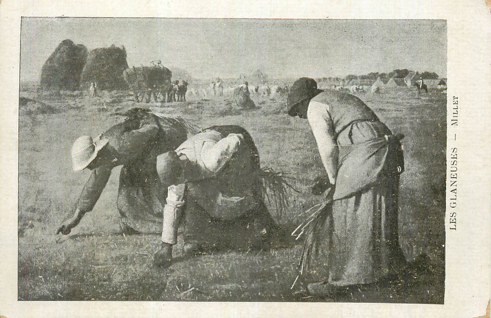 CPA Les Glaneuses Millet