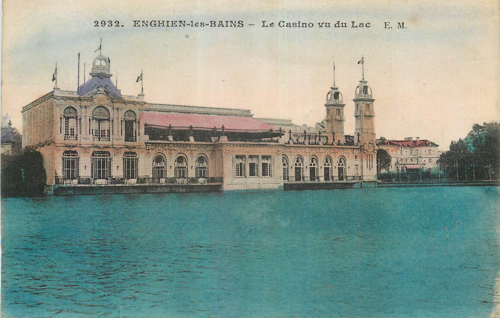 Enghien-les-Bains — Le Casino vu du Lac — E.M. n°2932
